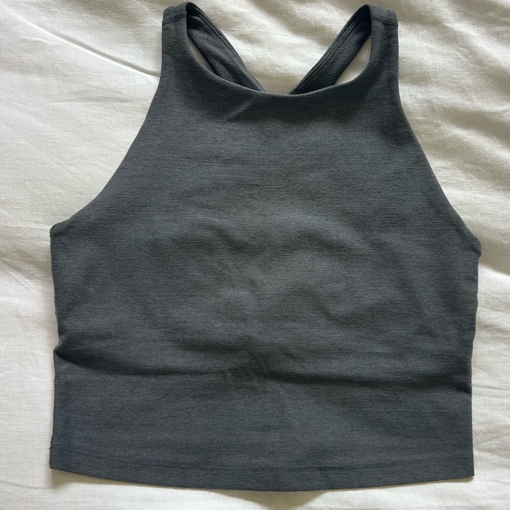 Beyond Yoga Dark Gray Crop Top